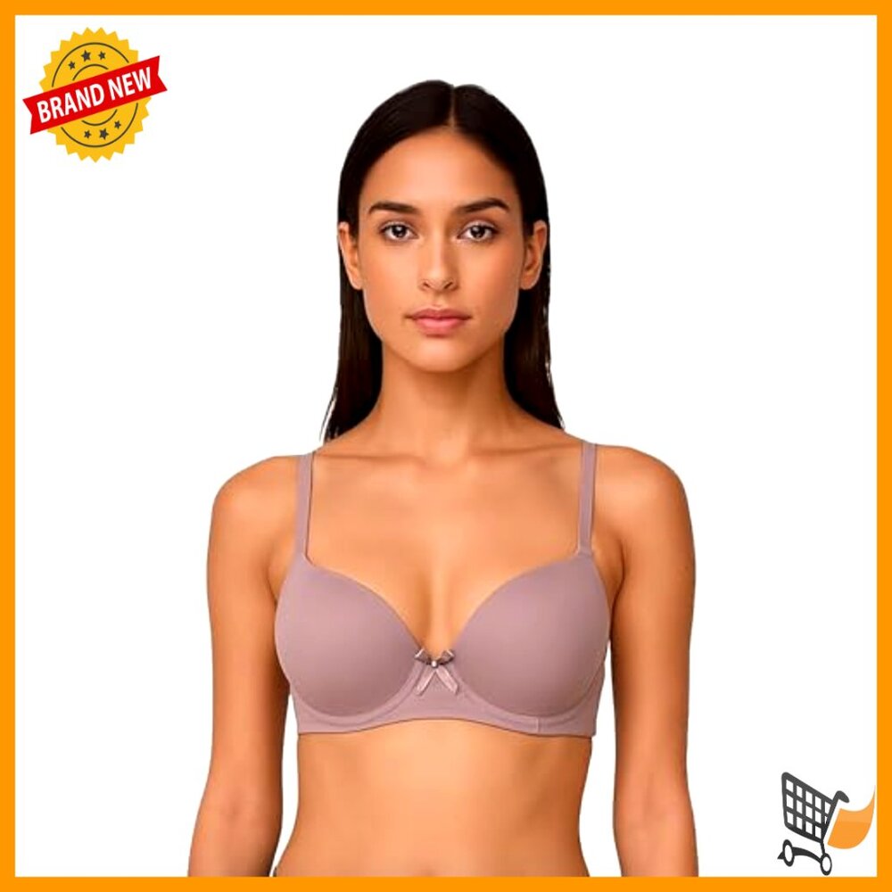 6-Pack Wired Bras, Full Coverage, Light Padding, … - image 2